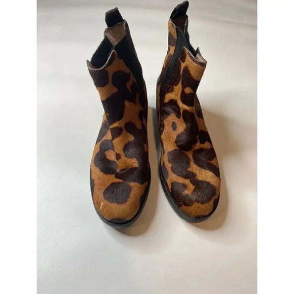 Louise Et Cie Zarab3 Chelsea Leopard Platform Boots Women’s 9.5 US - Picture 3 of 11